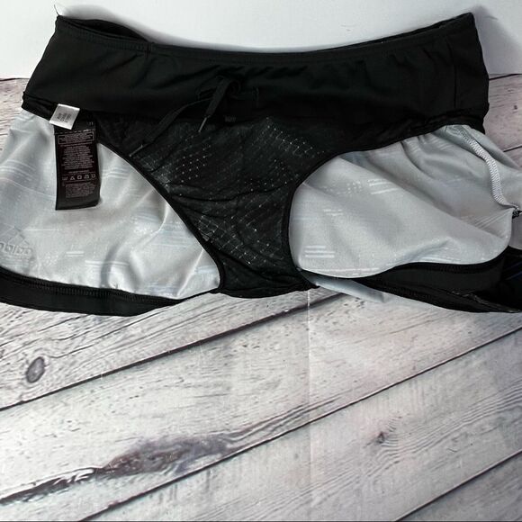 ADIDAS Climalite 2" Running Shorts in Black and Blue Size Small - Picture 6 of 7